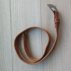Leather belt